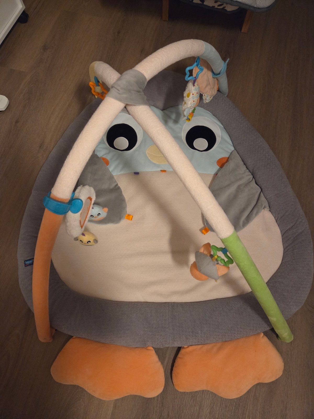 Playgro Speel- en kruipmat pinguïn met speelbogen, Ophalen, Gebruikt, Speelkleed