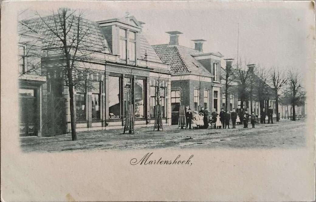 Martenshoek (Hoogezand, Groningen) – ca. 1905, Verzamelen, Ansichtkaarten | Nederland, Verzenden, Voor 1920, Ongelopen, Groningen