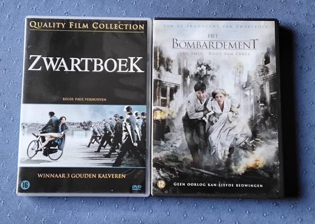 DVD Zwartboek+ het bombardement, Vanaf 12 jaar, Ophalen, Zo goed als nieuw, Overige genres