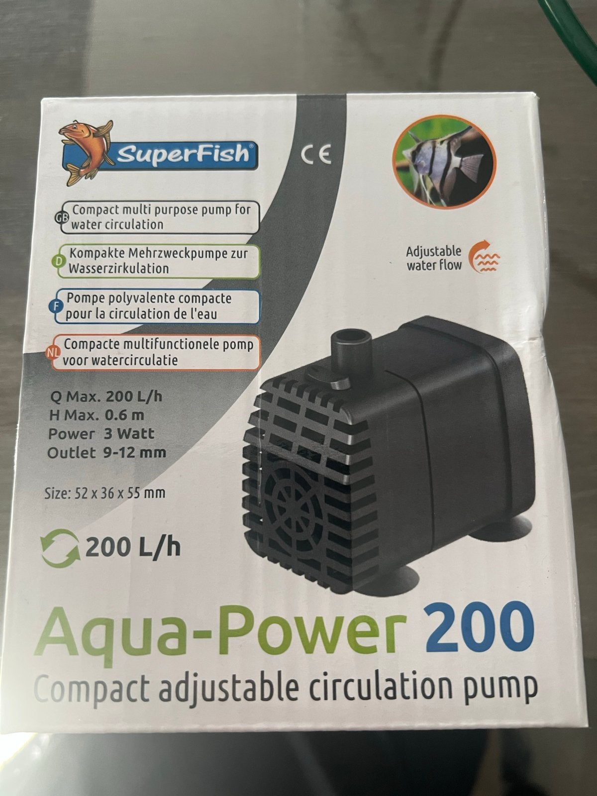 Superfish aqua power circulatie pomp 200, Ophalen, Pomp, Overige typen, Zo goed als nieuw