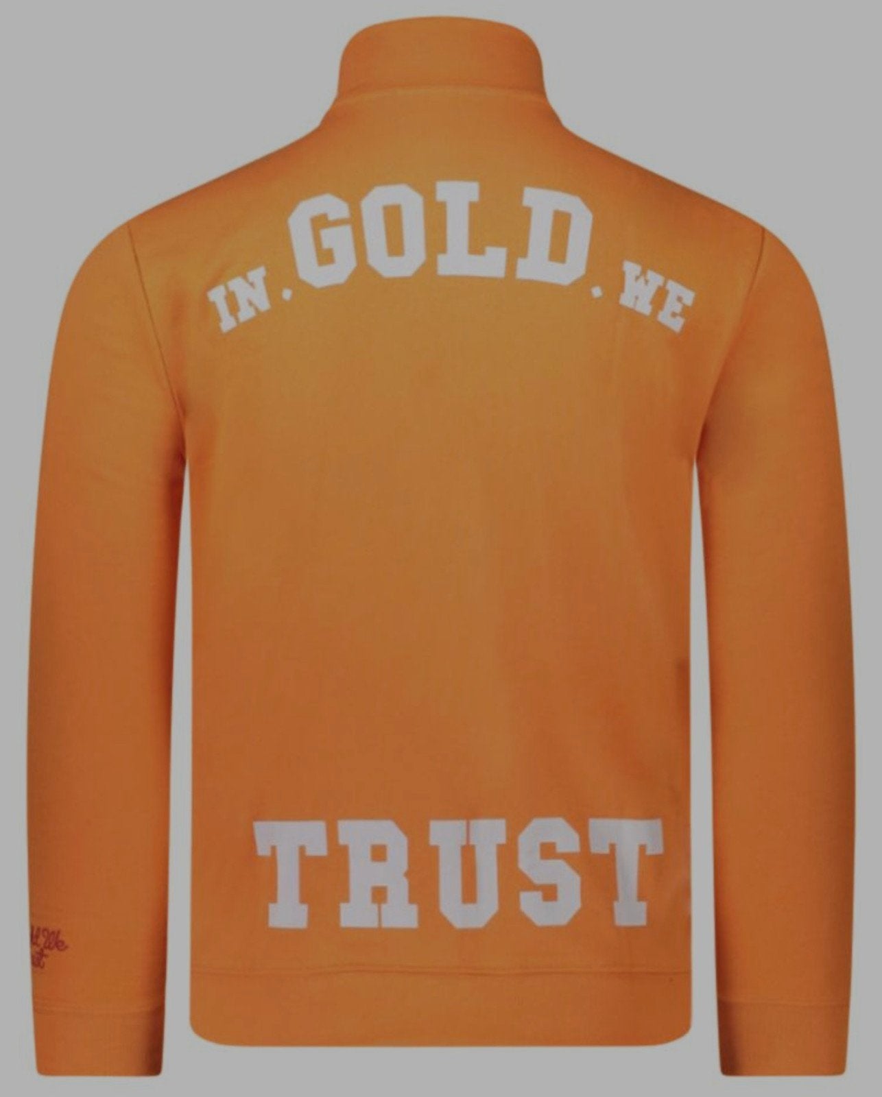 In Gold We Trust - Slim Half Zip - Sun Orange - Maat M, Kleding | Heren, Maat 48/50 (M), Nieuw, Oranje, Ophalen of Verzenden