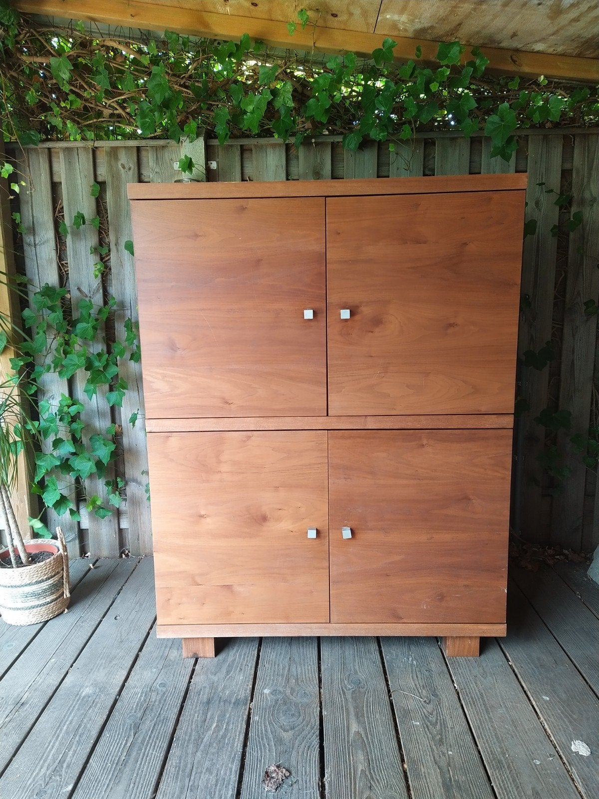 Houten kast, Huis en Inrichting, Kasten | Buffetkasten, Ophalen, Zo goed als nieuw, 25 tot 50 cm