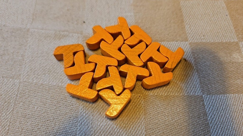 bordspel onderdelen Catan Zeevaarders oranje set 999, Een of twee spelers, Ophalen of Verzenden, Nieuw, 999 Games