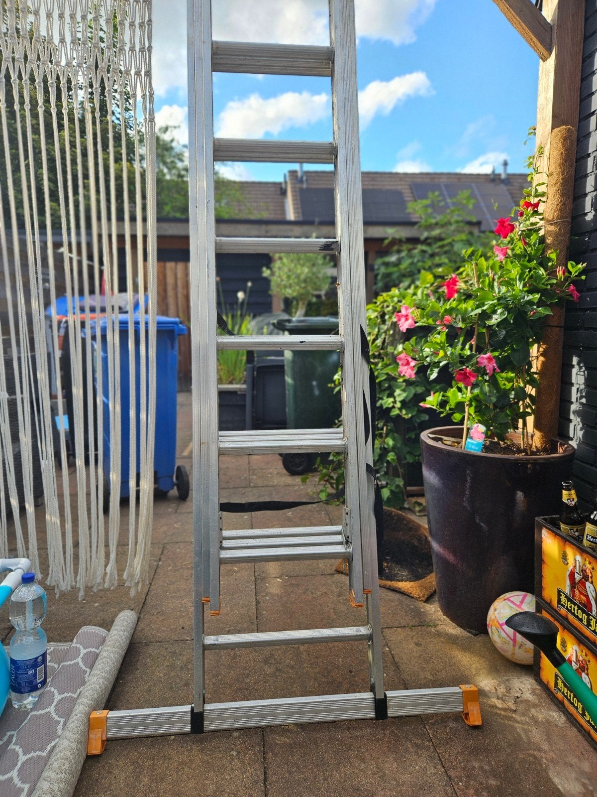 Aluminium Reformladder 3x10 - Max. 6,6m, Ophalen
