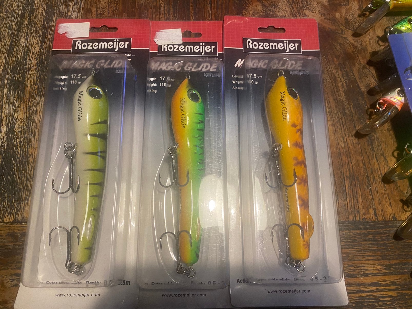 Rozemeijer magic glide jerkbait, Ophalen of Verzenden, Zo goed als nieuw, Overige typen