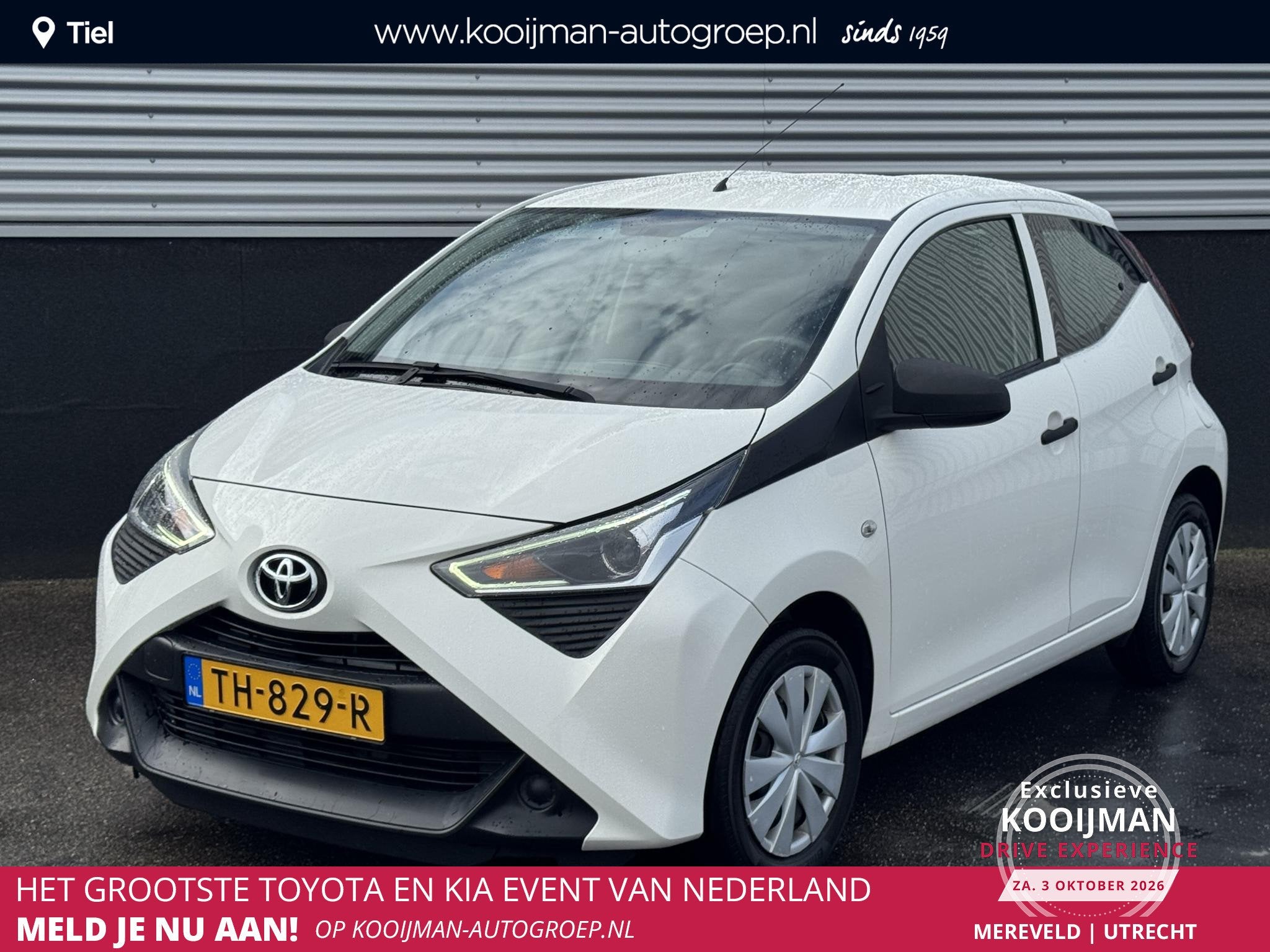Toyota Aygo 1.0 VVT-i x-fun Nederlandse auto, airconditionin, Voorwielaandrijving, Dealer onderhouden, Stof, Gebruikt