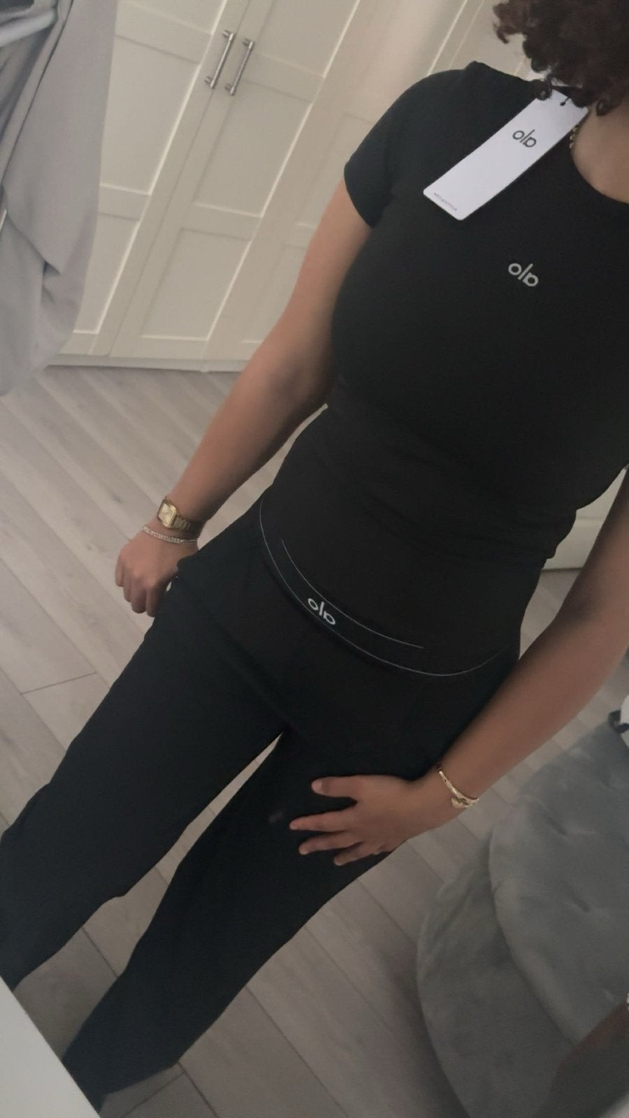 Alo set zwart maat M (sportkleding), Kleding | Dames, Maat 38/40 (M), Zwart, Nieuw, Ophalen of Verzenden