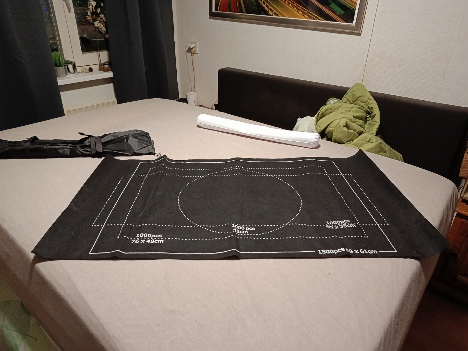 Puzzelmat voor legpuzzels tot 1500 stukjes, Ophalen of Verzenden, Meer dan 1500 stukjes, Gebruikt, Legpuzzel