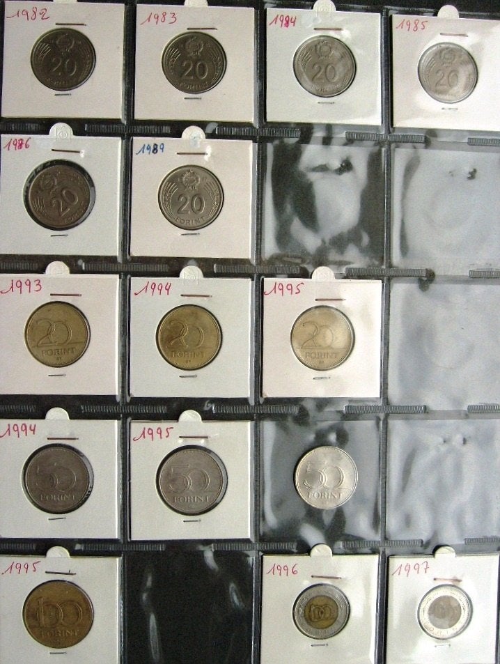 Hongarije:20F 82t/m86,89,93,94,95+50F 94,95,01+100F 95,96,97, Verzenden, Hongarije, Setje