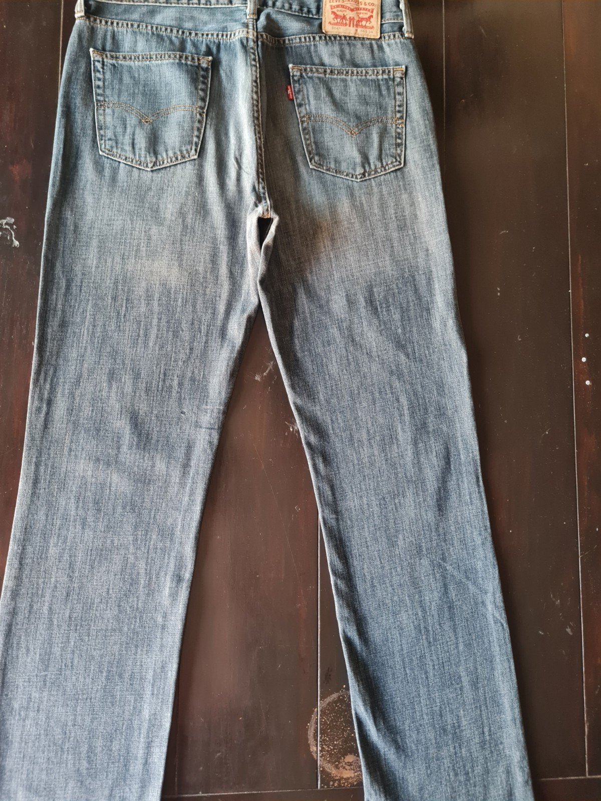 CLASSIC LEVI STRAUSS 514 REGULAR STRAIGHT FIT JEANS 34/34!!, Kleding | Heren, Levi's, Blauw, Ophalen of Verzenden, Zo goed als nieuw