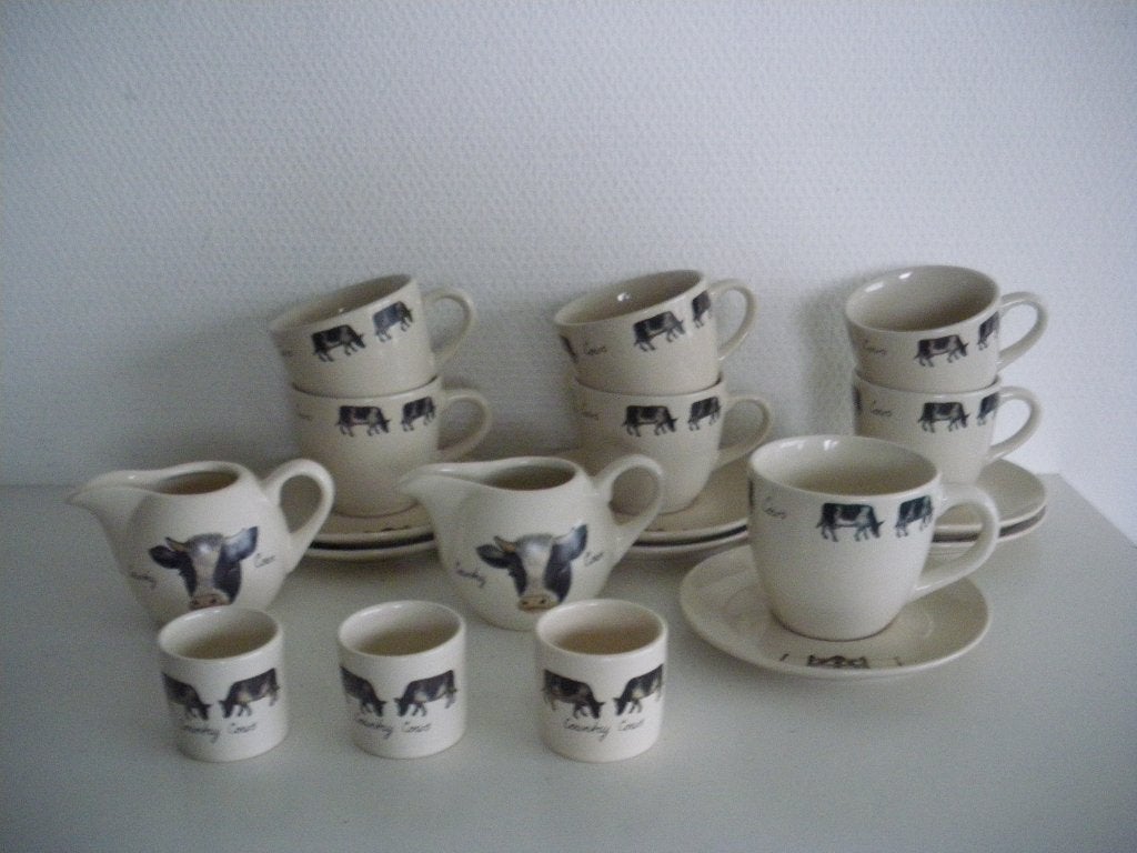 Jet Country Cows servies, Ophalen of Verzenden, Zo goed als nieuw, Bord(en), Overige stijlen