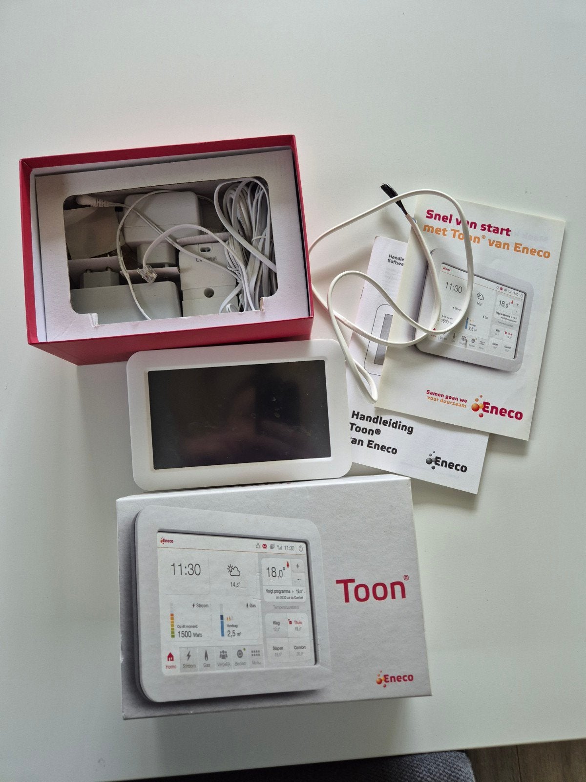 Toon thermostaat Eneco, Ophalen of Verzenden, Slimme thermostaat, Gebruikt