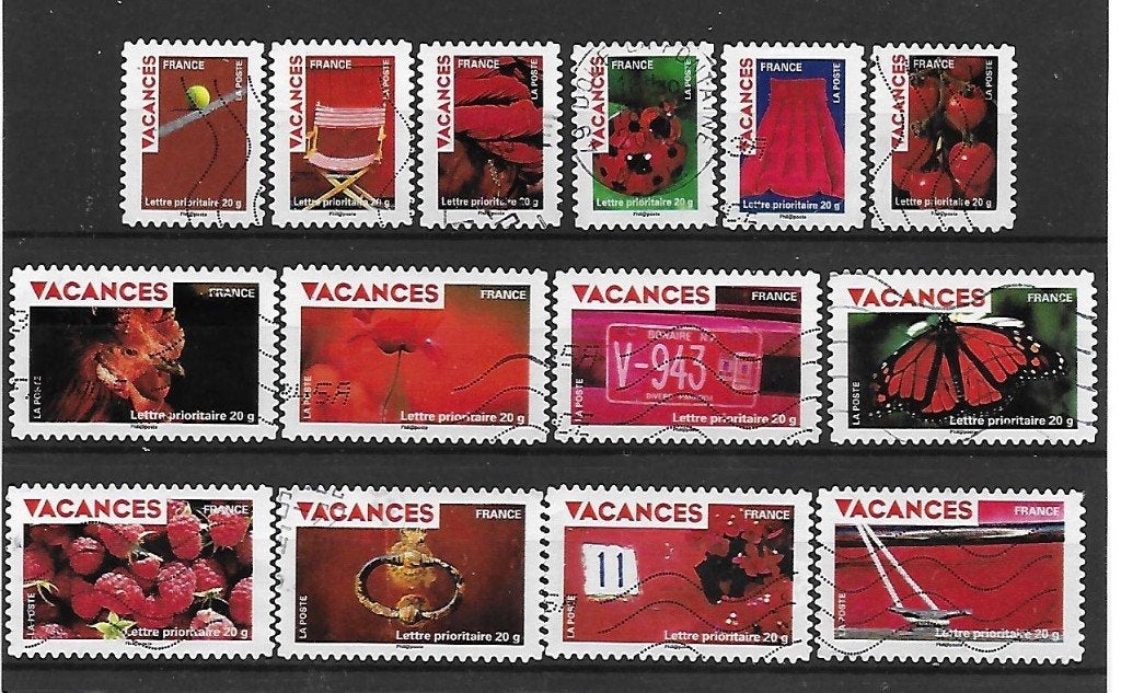 Frankrijk, serie "vakantie" 2009-33, Ophalen of Verzenden, Gestempeld