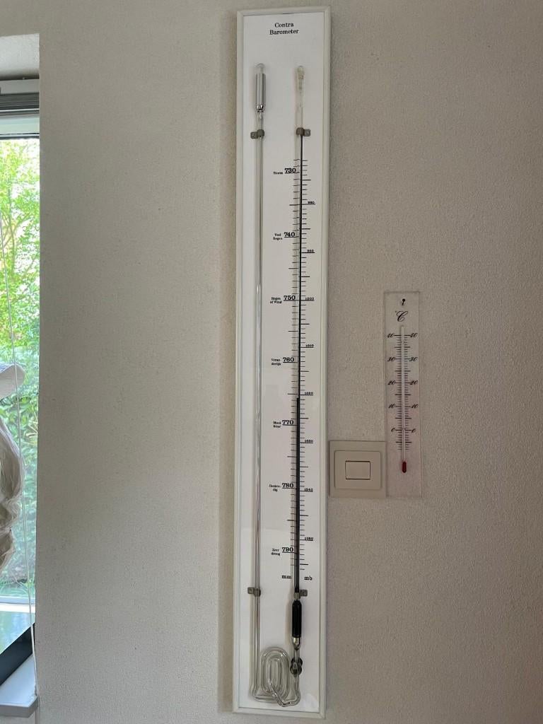Contrabarometer, Audio, Tv en Foto, Weerstations en Barometers, Ophalen, Zo goed als nieuw, Barometer