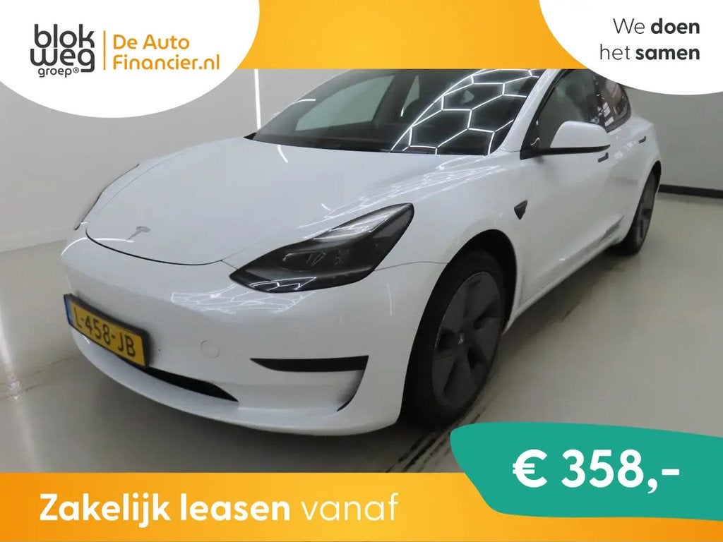 Tesla Model 3 Standard RWD Plus 90.2% SoH FACEL € 26.900,0, Automaat, Gebruikt, Wit, Sedan