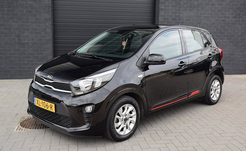 Kia Picanto 1.0 CVVT EconomyLine *1e eigenaar*Airco*62Dkm*5D, Auto's, Kia, Stof, Gebruikt, Euro 6, 4 stoelen