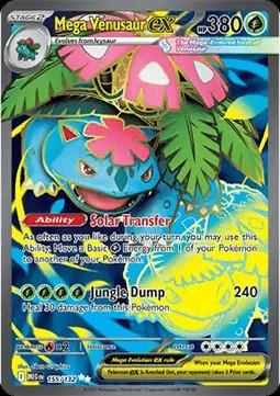 MEGA VENUSAUR EX 155/132 - MEGA EVOLUTION, Ophalen of Verzenden, Nieuw, Losse kaart, Foil
