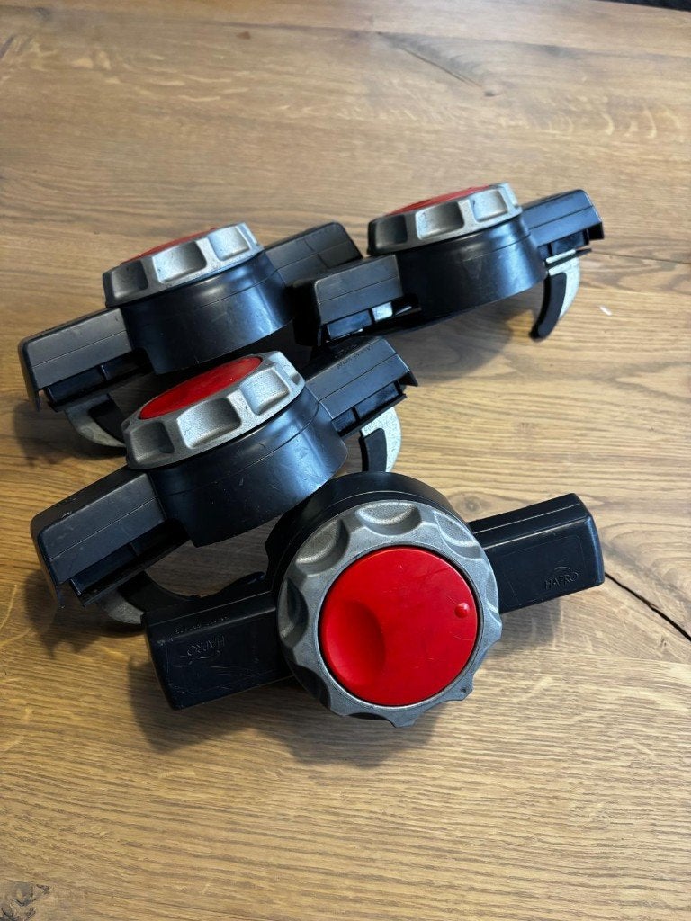 Originele Hapro dakkoffer-klauwen (set van 4)- nette staat, Ophalen of Verzenden, Gebruikt