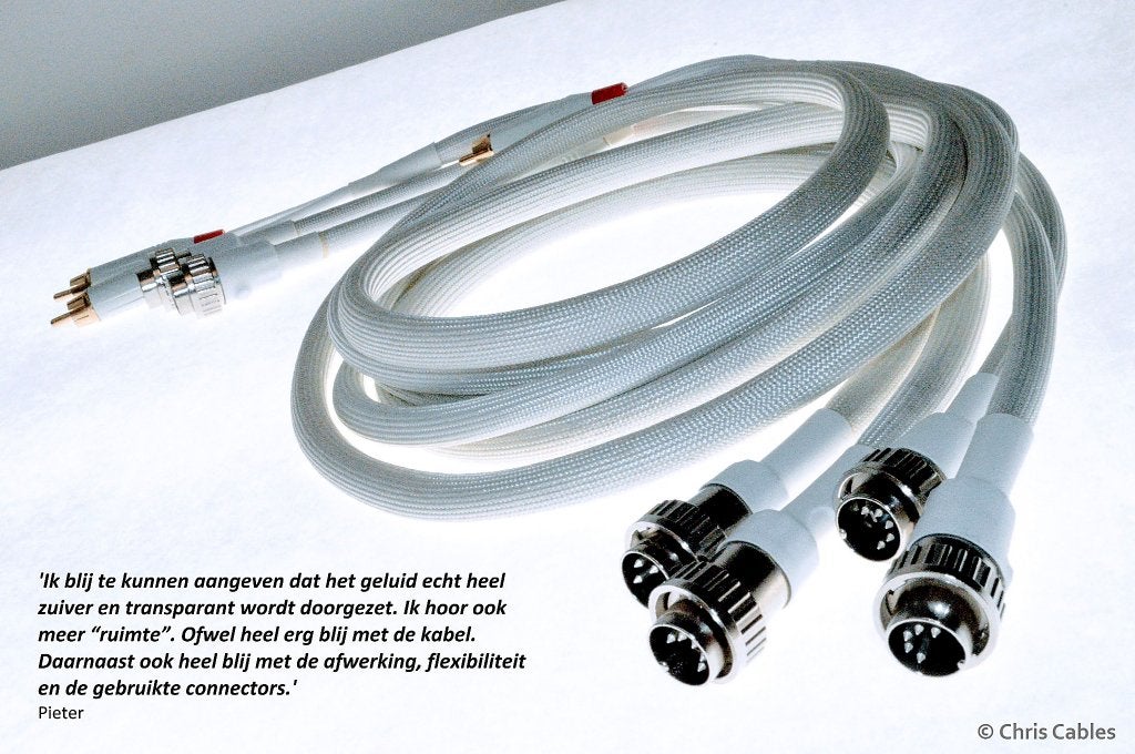 'NAIC’ DIN interlink voor Naim, Chord, Quad van Chris Cables, Verzenden, Nieuw, 3451HB/44, 2 tot 5 meter