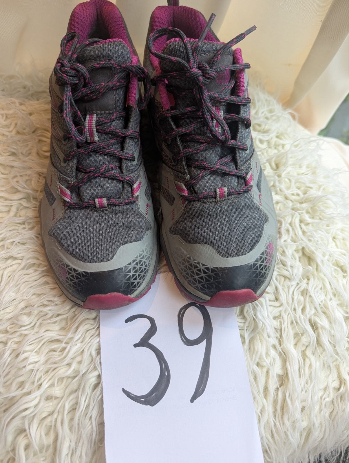 Wandelschoenen Maat 39 - Grijs/Roze, Grijs, Gedragen, Wandelschoenen, Ophalen of Verzenden