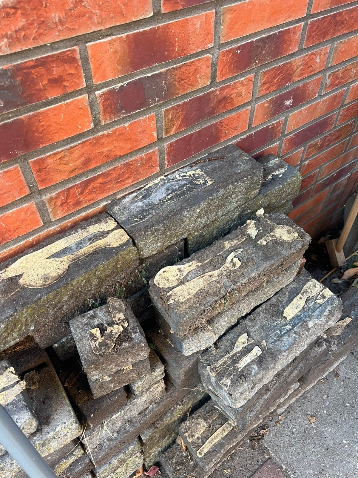 Stenen voor de tuin, Ophalen, Zo goed als nieuw, Beton, Terrastegels