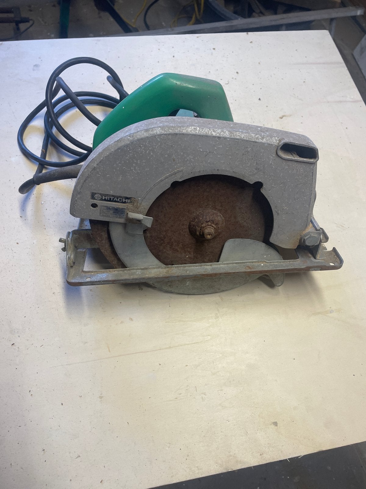 Hitachi Cirkelzaag PSU-9 - Krachtige Zaagmachine, Ophalen of Verzenden, Gebruikt