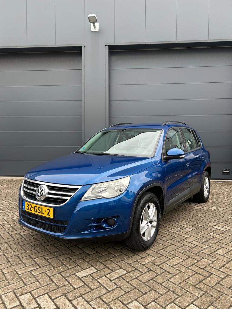 Volkswagen Tiguan 1.4 TSI Comfort&Design 4Motion 2000KG trek, Auto's, Volkswagen, Stof, Gebruikt, Zwart, 4 cilinders