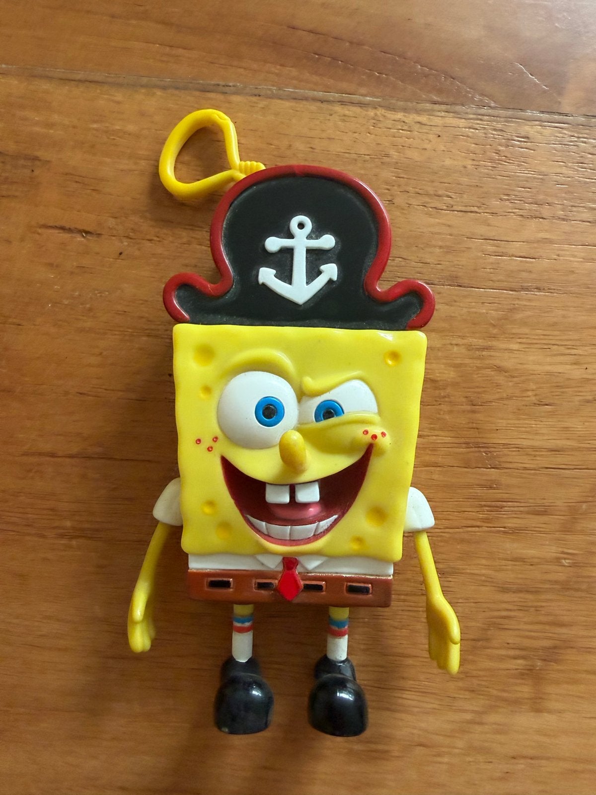 Spongebob Piraten Sleutelhanger - 2003 Viacom, Ophalen of Verzenden, Gebruikt, Jongen of Meisje