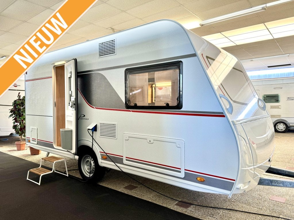 Bürstner Premio 395 TS ACTIE - NIEUW - ACTIE, Caravans en Kamperen, Caravans, Bedrijf, Treinzit, Tot en met 3, Bürstner