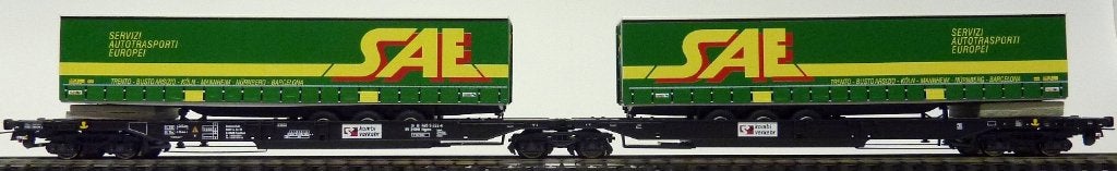 Roco 67393 Containerdraagwagen SAE SAE, Gelijkstroom, Ophalen of Verzenden, Roco, Analoog
