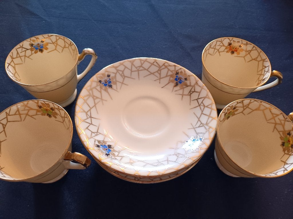 Noritake  kop&schotel, Huis en Inrichting, Gebruikt, Overige merken, Vintage, Ophalen of Verzenden