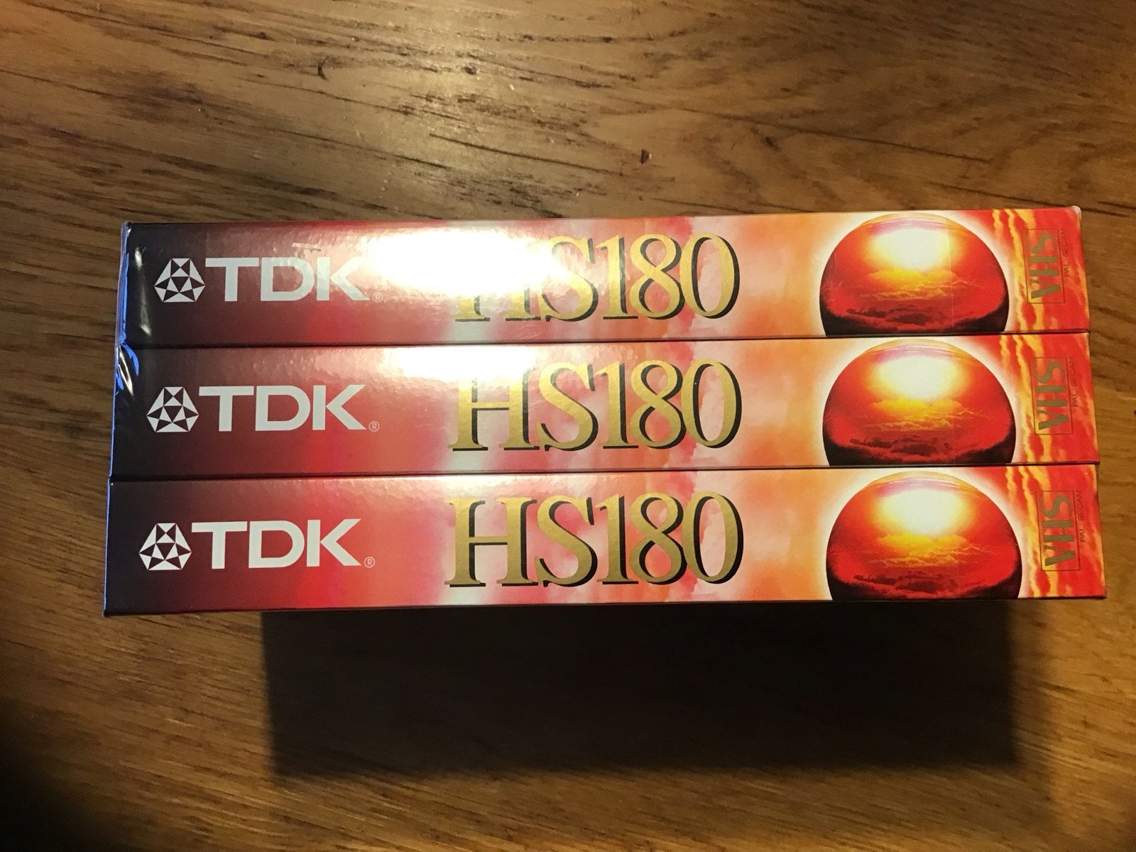 Nieuwe TDK HS180 videobanden (3-pack), Ophalen of Verzenden, Nieuw in verpakking, 2 t/m 25 bandjes, Onbespeeld
