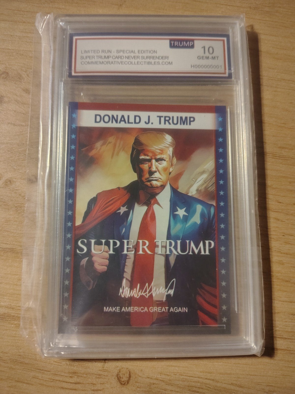Donald Trump, Ophalen of Verzenden