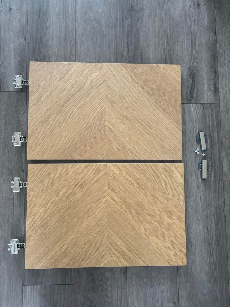 2x IKEA HEDEVIKEN Deuren voor Besta kast, Ophalen of Verzenden, Zo goed als nieuw