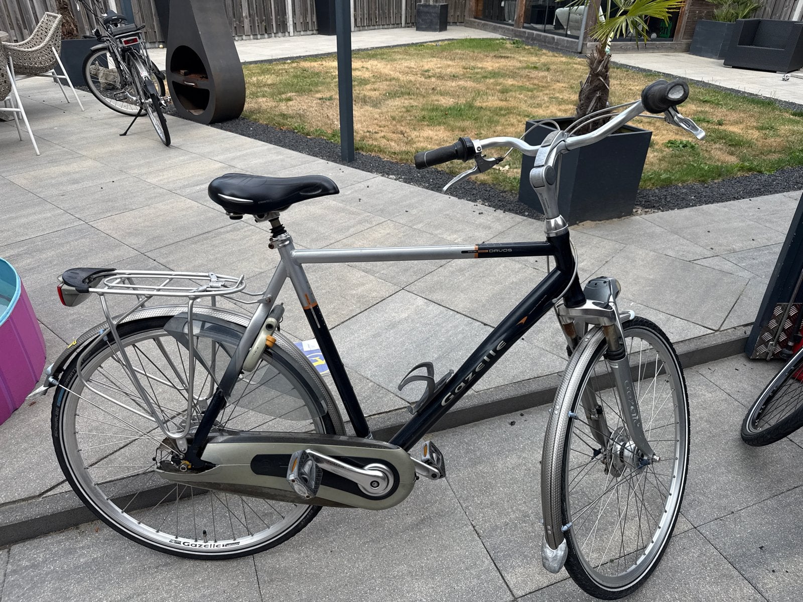 Gazelle stadsfiets met 8 versnellingen 61 cm, Ophalen, Gebruikt, Velgrem, Versnellingen