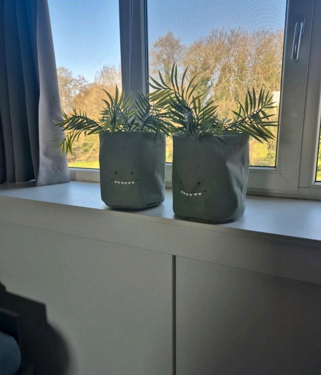 H&M Home Kinderkamer Plant met Mand Set Khaki Groen, H&M Home, Groen, Overige typen, Ophalen of Verzenden