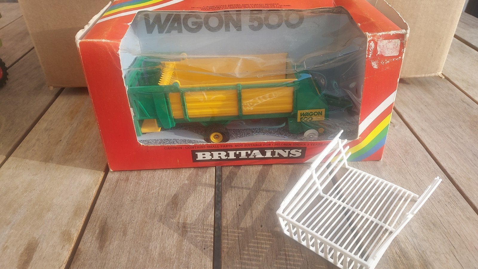 Siku Claas Lexion 480 Maaidorser en Britains Wagon 500, Ophalen of Verzenden, Gebruikt