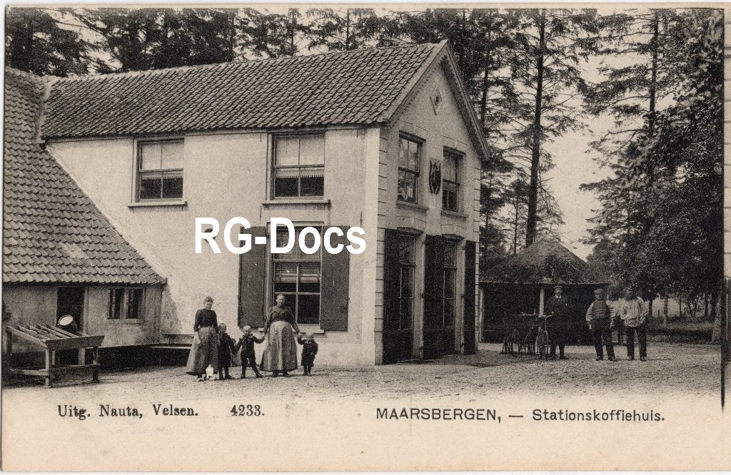 Ansichtkaart Briefkaart Trein Station Maarsbergen 1910, Ophalen of Verzenden, Voor 1920, Ongelopen, Utrecht