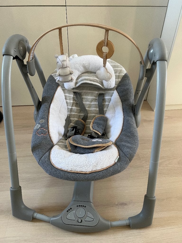 Ingenuity Swing 'n Go Portable Swing, Gebruikt, Schommelstoel, Met gordel(s) of riempje(s), Ophalen