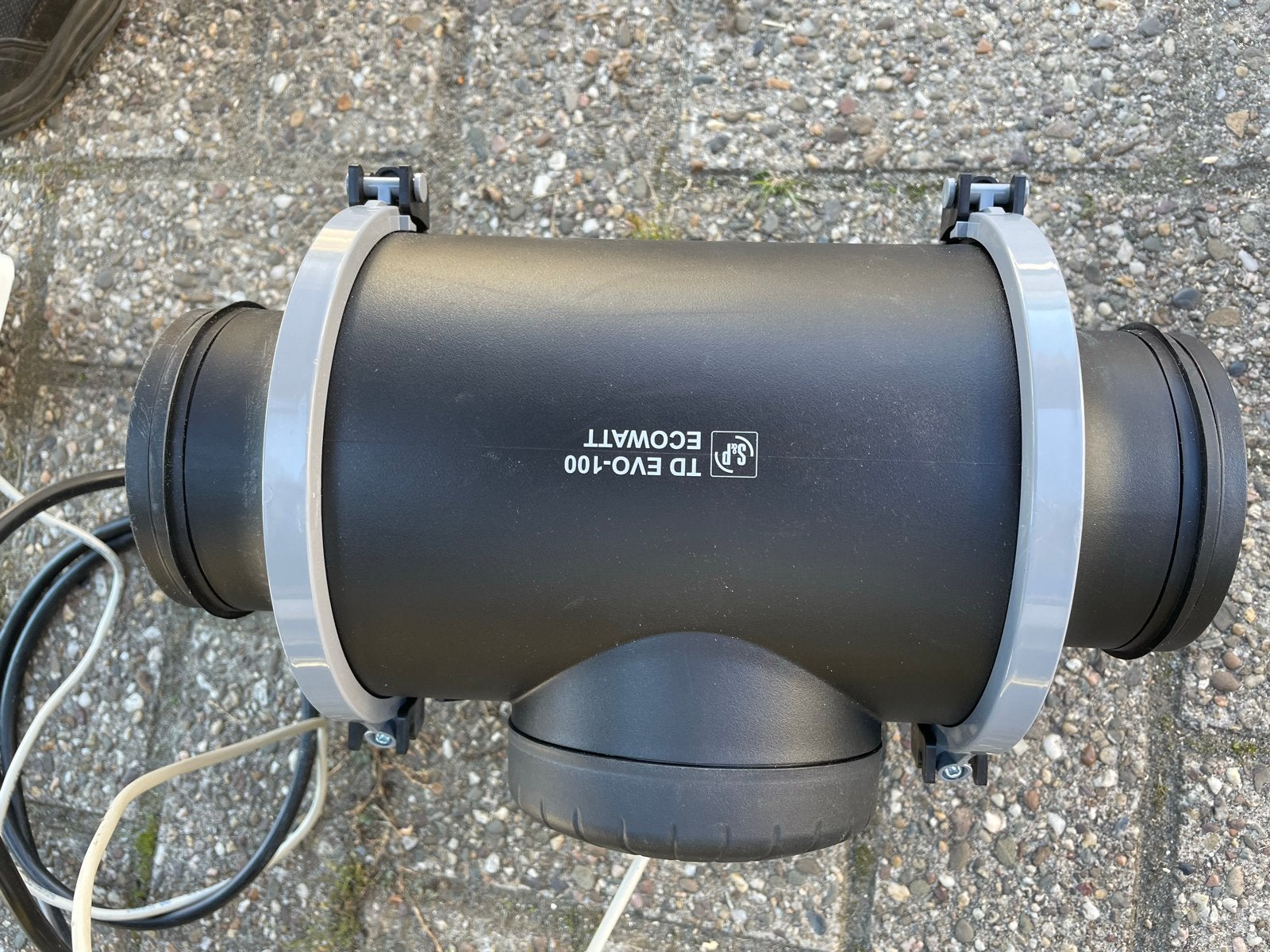 S&P TD EVO-100 ECCOWATT Ventilator met AirSens CO2, Doe-het-zelf en Verbouw, Ophalen, Zo goed als nieuw, Ventilator en Afzuiger