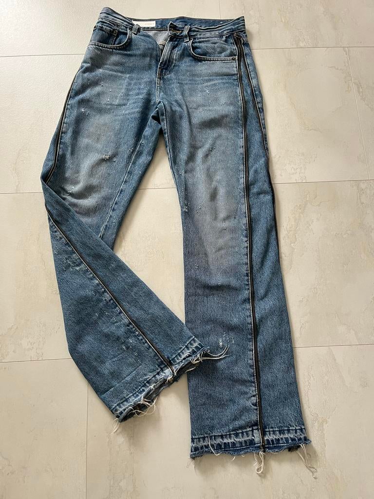Zara flared jeans, Kleding | Heren, Ophalen of Verzenden, Gedragen, Blauw