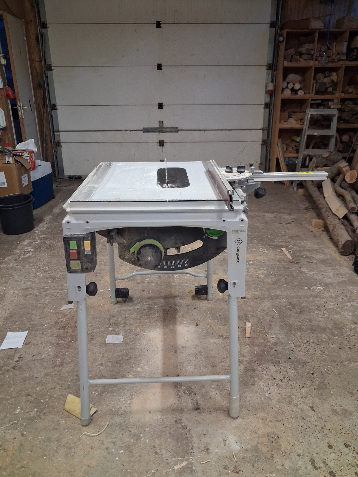 Festool SawStop TKS 80 Tafelzaag - Zo goed als nieuw, Ophalen, Cirkelzaag, 70 mm of meer, Zo goed als nieuw