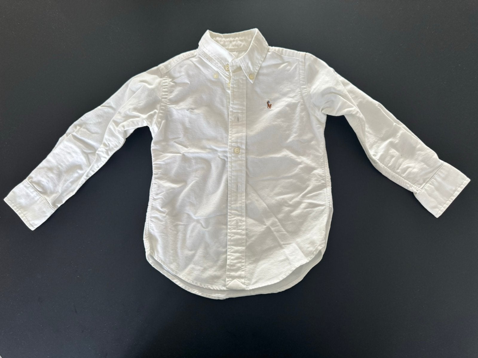 Ralph Lauren overhemd mt. 92, Ophalen of Verzenden, Zo goed als nieuw, Jongen, Overhemd of Blouse