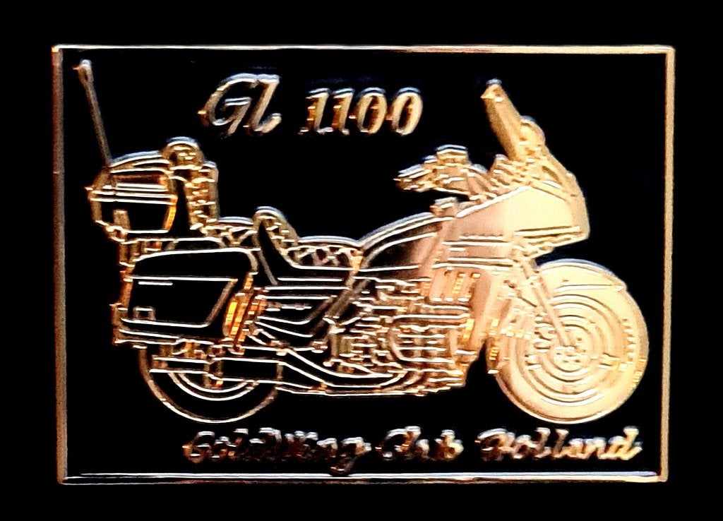 Goldwing Club Nederland- GL 1100 broche, Ophalen of Verzenden, Nieuw, Transport, Speldje of Pin