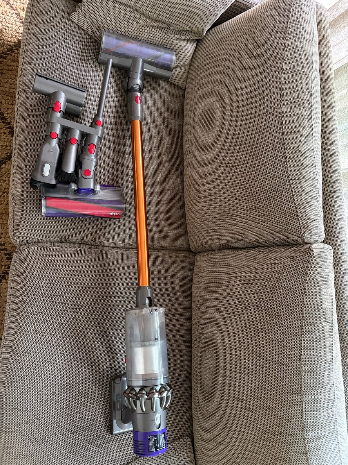 Dyson V10 Steelstofzuiger - Stang klikt niet vast, Ophalen, Draadloos, Dyson, Niet werkend