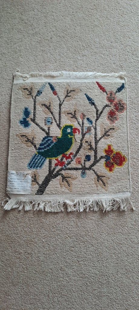 Handgeweven wollen tapijt Tibetan Refugee, Gebruikt, Meerkleurig, Ophalen of Verzenden, Oosters