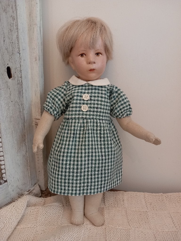 Vintage poppen jurkje jaren 50., Ophalen, Zo goed als nieuw, Kleertjes