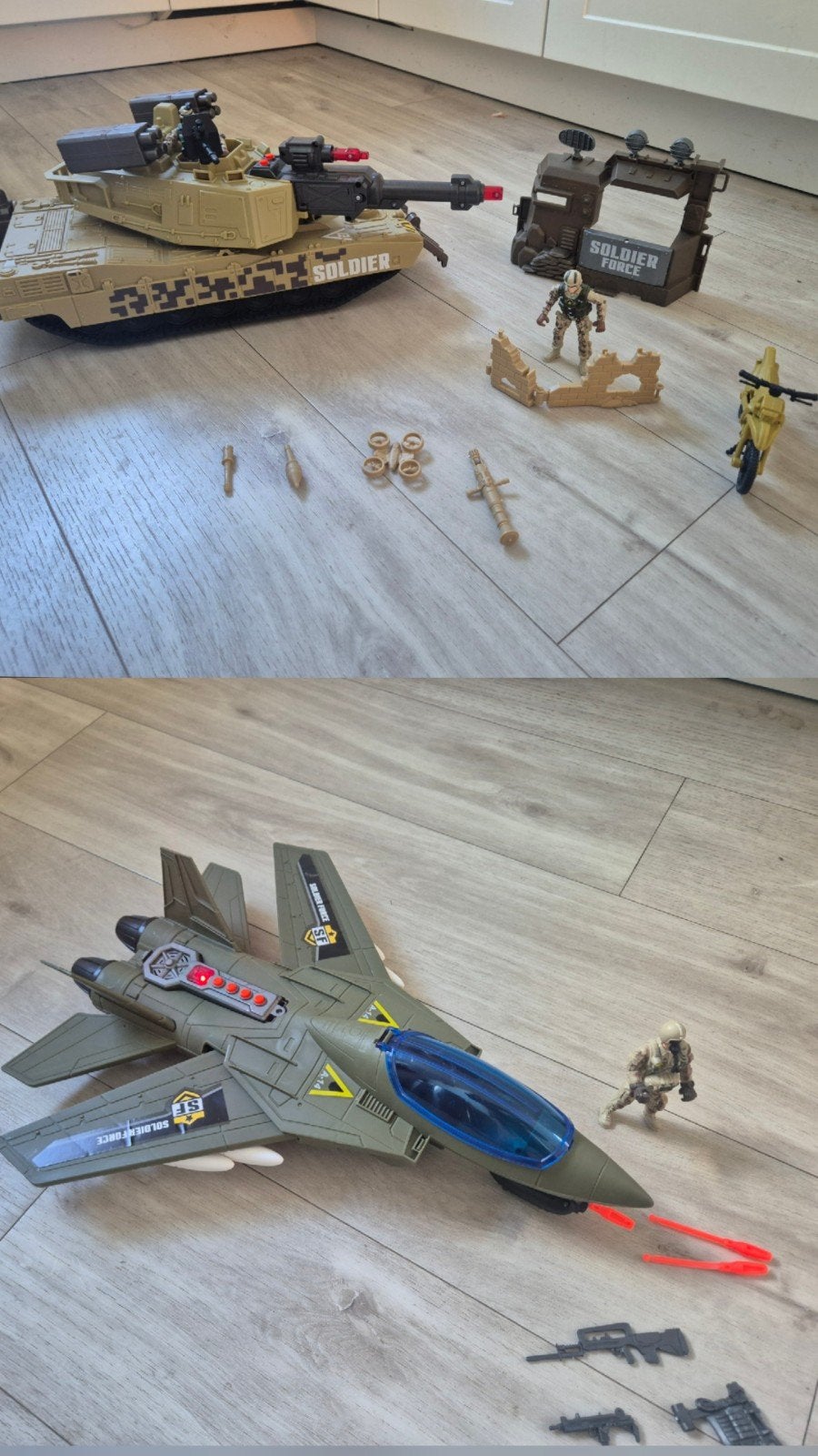 Soldier Force Speelgoedset: Tank, Vliegtuig & Accessoires, Ophalen of Verzenden, Zo goed als nieuw