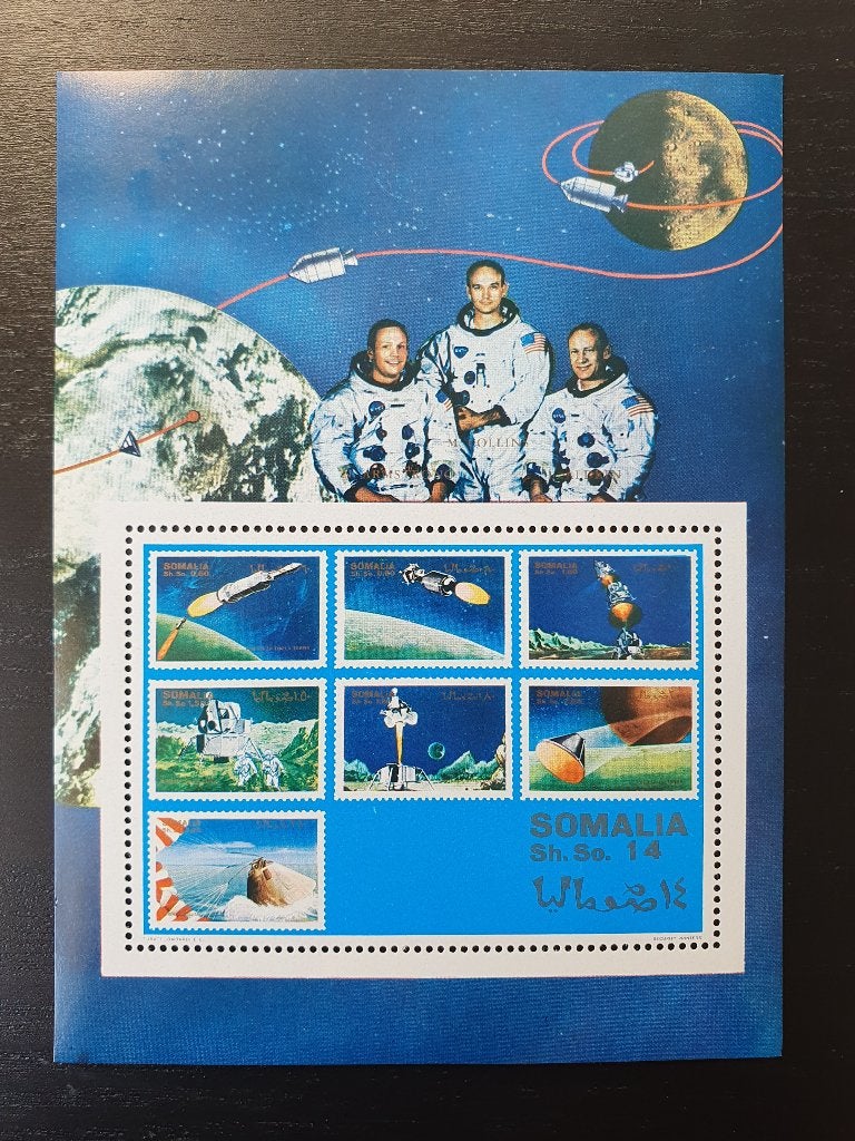 Somalie 1970 Ruimtevaart Michel blok I postfris, Postzegels en Munten, Verzenden, Postfris, Overige thema's