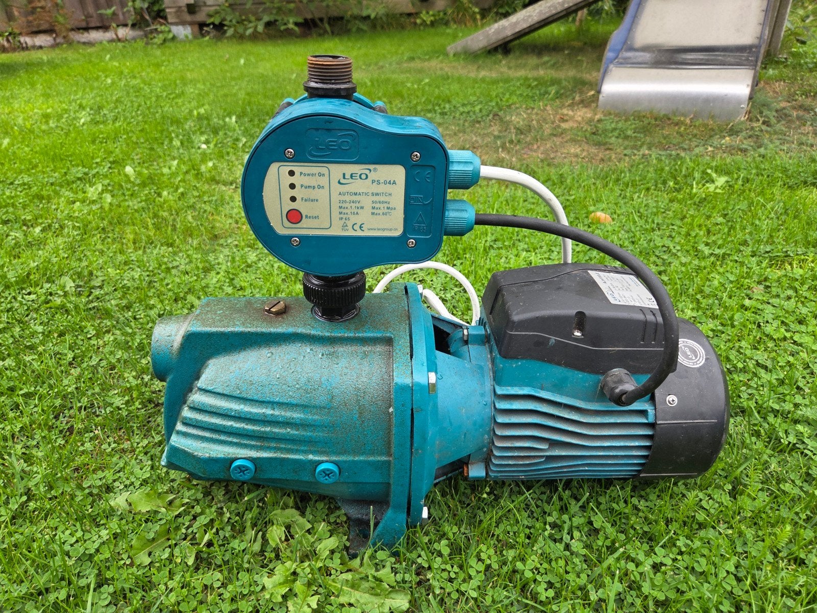 LEO AJm150LE pomp met automatische schakelaar, Ophalen, Gebruikt, Elektrisch, Hydrofoorpomp